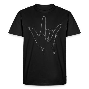 Autism - Men's Premium Organic T-Shirt - black - Front - Nico (187cm)