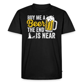 Enterrement de vie de jeune fille et de jeune fille - T-shirt Premium bio Homme - noir - Devant - Nico (187cm)