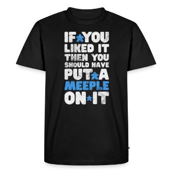 Brettspiel - Männer Premium Bio T-Shirt - Schwarz - Vorne - Nico (187cm)