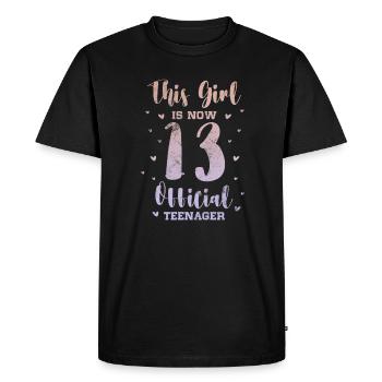 Adolescent - T-shirt Premium bio Homme - noir - Devant - Nico (187cm)