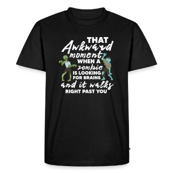 Zombie Zombie Chasseur de Zombie Apocalypse Cadeau - T-shirt Premium bio Homme - noir - Devant - Nico (187cm)
