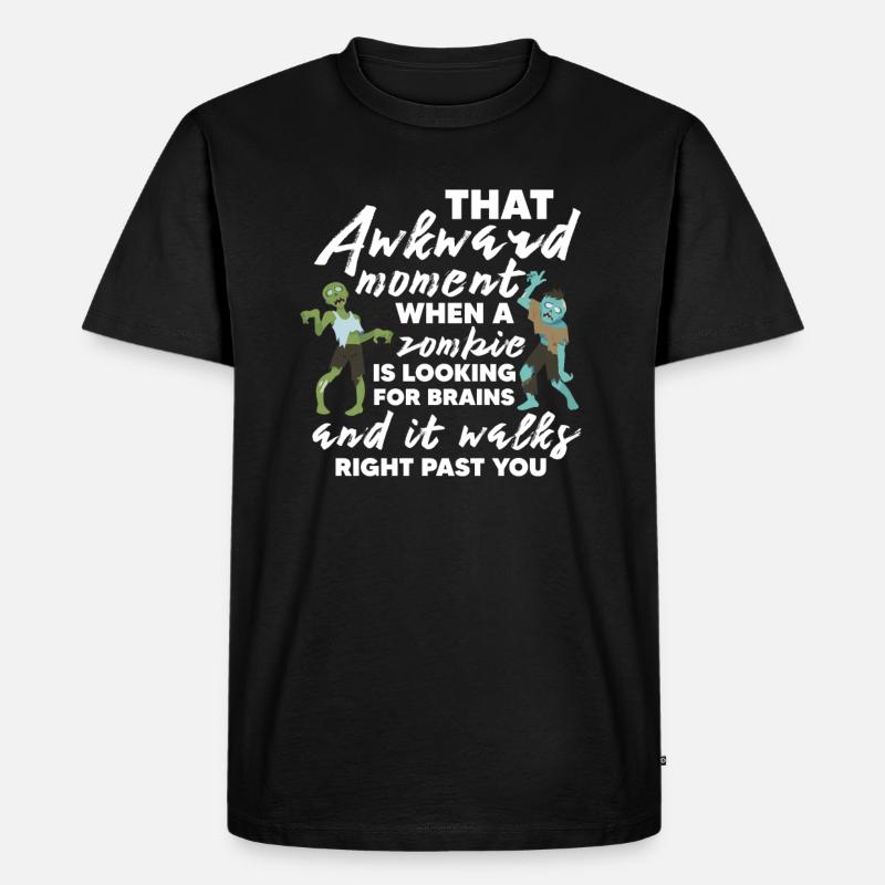 Zombie Zombie-Jäger Zombieapokalypse Geschenk - Männer Premium Bio T-Shirt - Schwarz