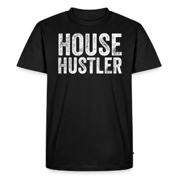 Real Estate Agent Real Estate Agent Gift - Men's Premium Organic T-Shirt - black - Front - Nico (187cm)