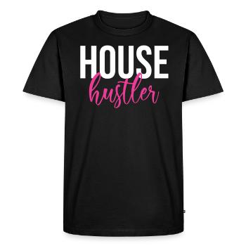 Real Estate Agent Real Estate Agent Gift - Men's Premium Organic T-Shirt - black - Front - Nico (187cm)