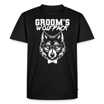 Enterrement de vie de jeune fille et de jeune fille - T-shirt Premium bio Homme - noir - Devant - Nico (187cm)