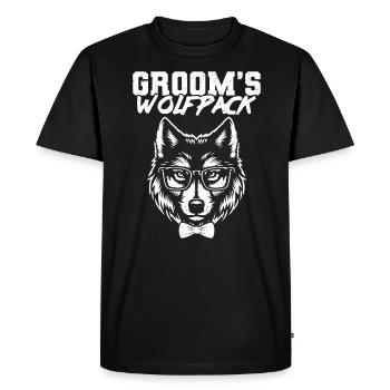 Enterrement de vie de garçon et de garçon - T-shirt Premium bio Homme - noir - Devant - Nico (187cm)