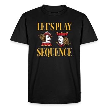 Jeu de société Jeux de société Jeux de nuit Jeux Cadeau - T-shirt Premium bio Homme - noir - Devant - Nico (187cm)