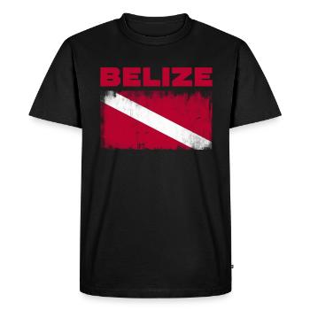 Belize Latino Belizean Belizean Maya Gift - Men's Premium Organic T-Shirt - black - Front - Nico (187cm)