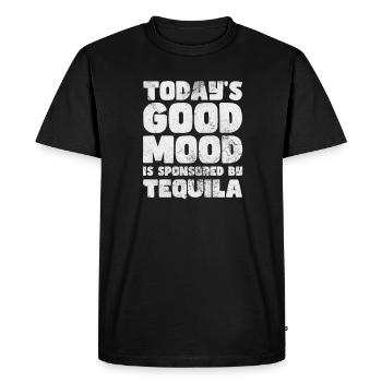 Téquila - T-shirt Premium bio Homme - noir - Devant - Nico (187cm)