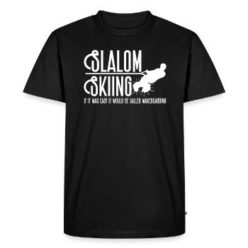 Wakeboard Wakeboarder Wakeboard Cadeau - T-shirt Premium bio Homme - noir - Devant - Nico (187cm)