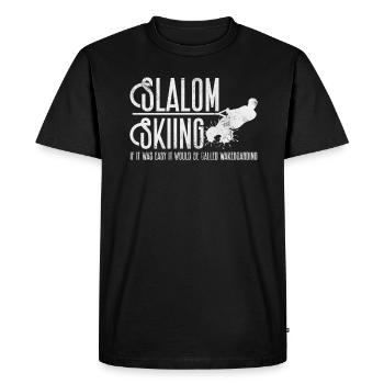 Wakeboard - T-shirt Premium bio Homme - noir - Devant - Nico (187cm)