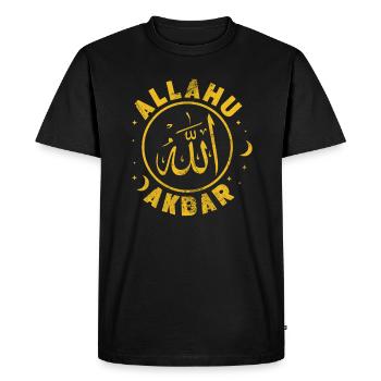 Musulman - T-shirt Premium bio Homme - noir - Devant - Nico (187cm)