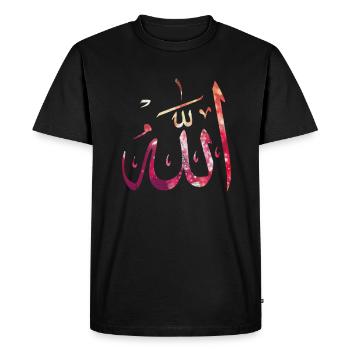 Musulman - T-shirt Premium bio Homme - noir - Devant - Nico (187cm)