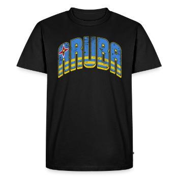 Aruba - T-shirt Premium bio Homme - noir - Devant - Nico (187cm)