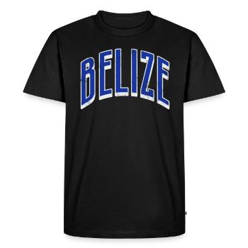 Belize - Men's Premium Organic T-Shirt - black - Front - Nico (187cm)