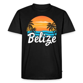 Belize Latino Belizean Belizean Maya Gift - Men's Premium Organic T-Shirt - black - Front - Nico (187cm)