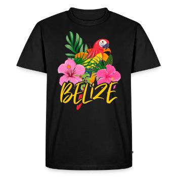 Belize Latino Belizean Belizean Maya Gift - Men's Premium Organic T-Shirt - black - Front - Nico (187cm)