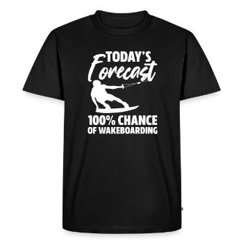 Wakeboard Wakeboarder Wakeboard Cadeau - T-shirt Premium bio Homme - noir - Devant - Nico (187cm)