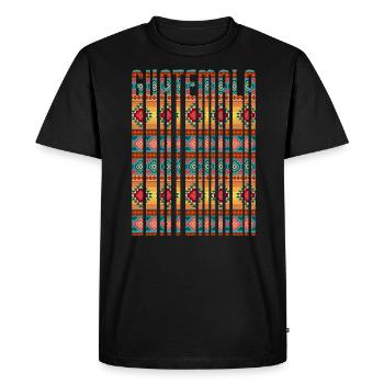 Guatemala Antigua-Barbuda Île des Caraïbes Cadeau - T-shirt Premium bio Homme - noir - Devant - Nico (187cm)