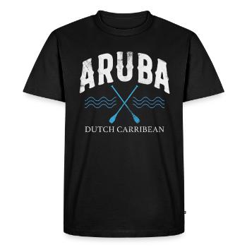 Aruba - T-shirt Premium bio Homme - noir - Devant - Nico (187cm)