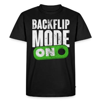 Backflip - T-shirt Premium bio Homme - noir - Devant - Nico (187cm)