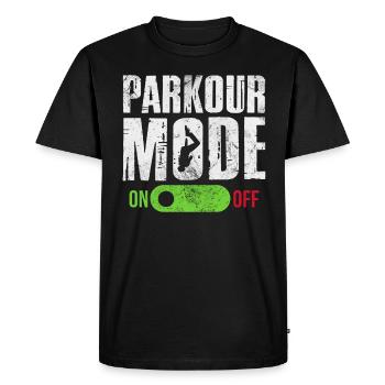 Backflip - T-shirt Premium bio Homme - noir - Devant - Nico (187cm)