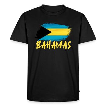 Bahamas Île des Caraïbes Cadeau d’été de l’Atlantique - T-shirt Premium bio Homme - noir - Devant - Nico (187cm)