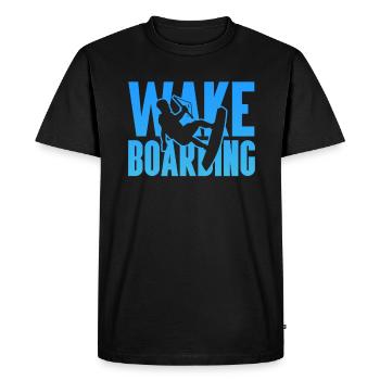 Wakeboard Wakeboarder Wakeboard Cadeau - T-shirt Premium bio Homme - noir - Devant - Nico (187cm)