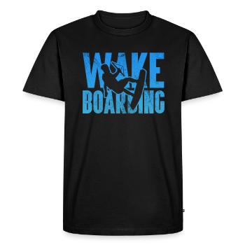 Wakeboard - T-shirt Premium bio Homme - noir - Devant - Nico (187cm)