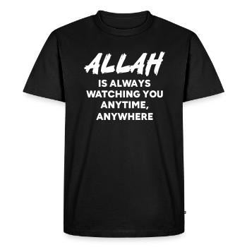 Musulman Islam Allah Ramadan Kareem Cadeau - T-shirt Premium bio Homme - noir - Devant - Nico (187cm)