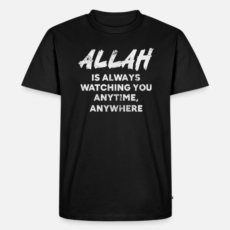 Muslim - Männer Premium Bio T-Shirt - Schwarz