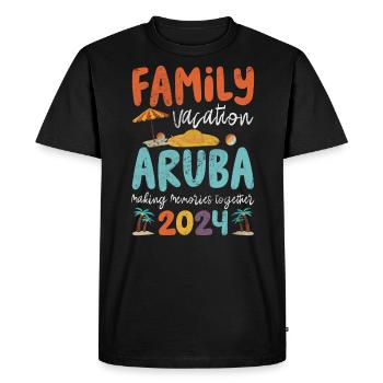 Aruba - T-shirt Premium bio Homme - noir - Devant - Nico (187cm)