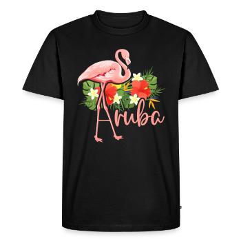 Aruba Caraïbes Été Ocean Beach Cadeau - T-shirt Premium bio Homme - noir - Devant - Nico (187cm)