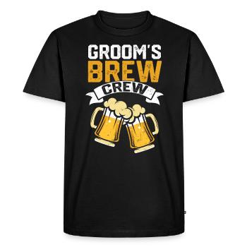 Bachelor bachelor party - Men's Premium Organic T-Shirt - black - Front - Nico (187cm)