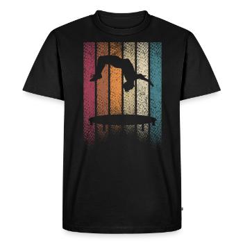 Backflip - T-shirt Premium bio Homme - noir - Devant - Nico (187cm)