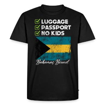 Bahamas - T-shirt Premium bio Homme - noir - Devant - Nico (187cm)
