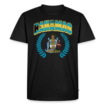Bahamas - T-shirt Premium bio Homme - noir - Devant - Nico (187cm)