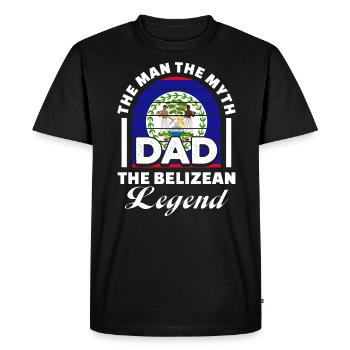 Belize Latino Belizean Belizean Maya Gift - Men's Premium Organic T-Shirt - black - Front - Nico (187cm)