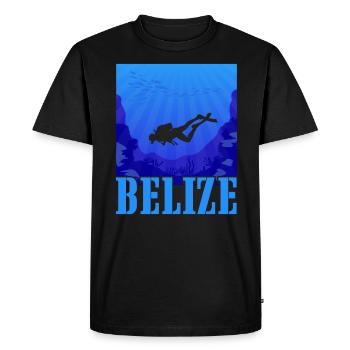 Belize Latino Belizean Belizean Maya Gift - Men's Premium Organic T-Shirt - black - Front - Nico (187cm)