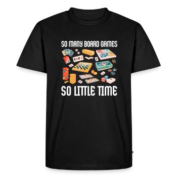 Brettspiel Brettspiele Spieleabend Spiele Geschenk - Männer Premium Bio T-Shirt - Schwarz - Vorne - Nico (187cm)