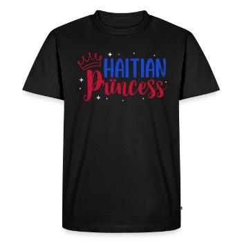 Haïti - T-shirt Premium bio Homme - noir - Devant - Nico (187cm)