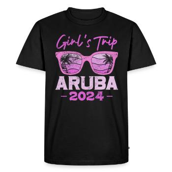 Aruba - T-shirt Premium bio Homme - noir - Devant - Nico (187cm)