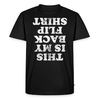 Backflip - T-shirt Premium bio Homme - noir - Devant - Nico (187cm)