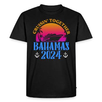 Bahamas Île des Caraïbes Cadeau d’été de l’Atlantique - T-shirt Premium bio Homme - noir - Devant - Nico (187cm)