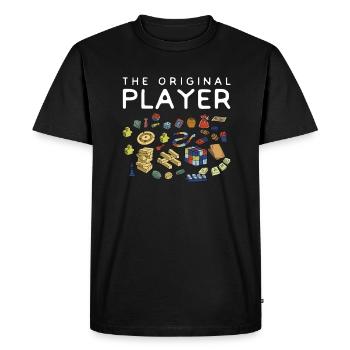 Jeu de société Jeux de société Jeux de nuit Jeux Cadeau - T-shirt Premium bio Homme - noir - Devant - Nico (187cm)