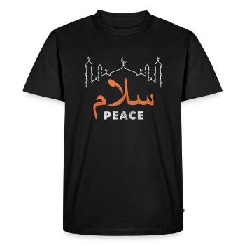 Musulman - T-shirt Premium bio Homme - noir - Devant - Nico (187cm)