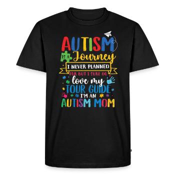Autisme - T-shirt Premium bio Homme - noir - Devant - Nico (187cm)