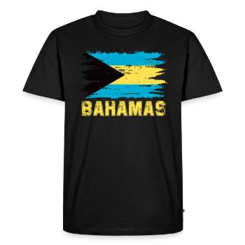 Bahamas Caribbean Island Atlantic Summer Gift - Men's Premium Organic T-Shirt - black - Front - Nico (187cm)