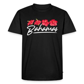 Bahamas Caribbean Island Atlantic Summer Gift - Men's Premium Organic T-Shirt - black - Front - Nico (187cm)