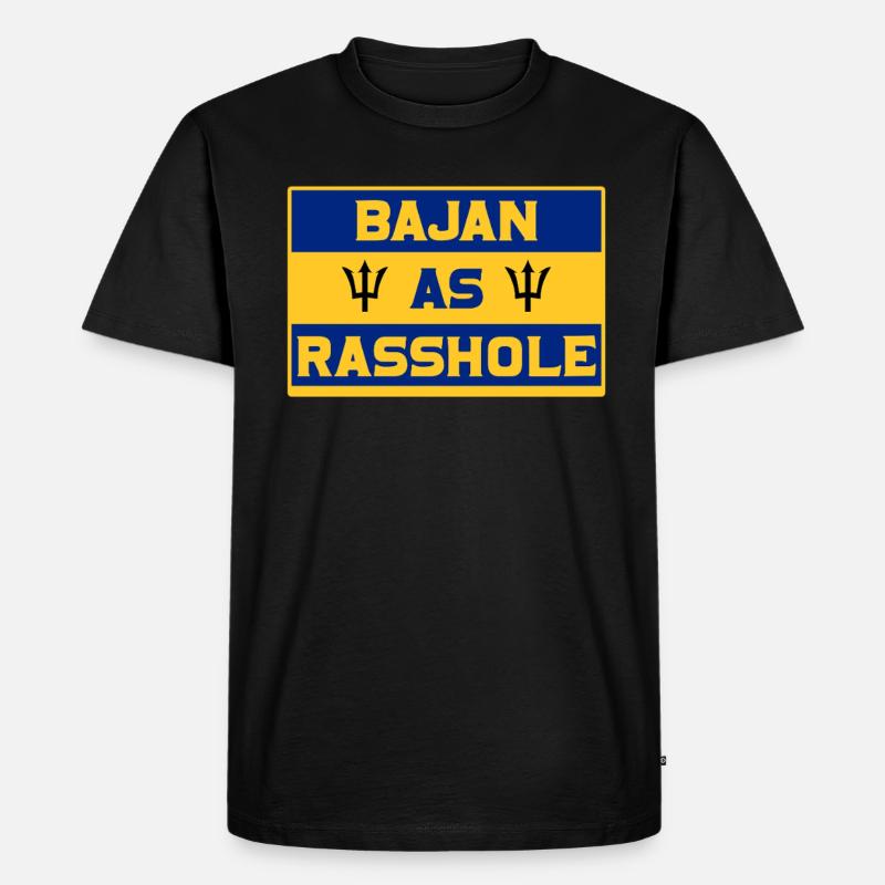 Barbados Karibik Bajan Urlaub Geschenk - Männer Premium Bio T-Shirt - Schwarz